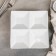 Porcelain 4 cells 4 cells of Wilmax, 20 × 20 cm, white color