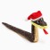Soft toy "Snake", in the New Year's cap, 71 cm, gold color