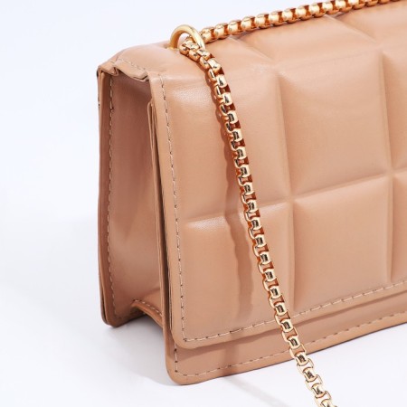 Bag Messenger with lightning, beige color-4