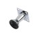 Furniture support, adjustable, cone -shaped, h = 50 mm, chromium color