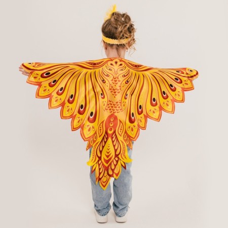 Carnival set "Fairytale Firebird" cape, bandage-4