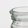Glass jug with a lid of the shares "ribbed boundaries", 1 liter
