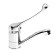 Kitchen mixer Zein ZC2037, elbow, cartridge 35 mm, spout 15 cm, without eyeliner, chrome