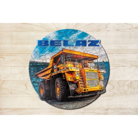 Wooden figured puzzle EWA "BELAZ", 28 × 28 cm-3