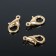 Castle Carabin 12 mm, set 200 pcs., Color gold