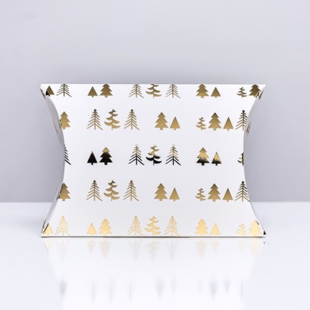 Folding box "Christmas trees" 15 x 11 x 3 cm-1