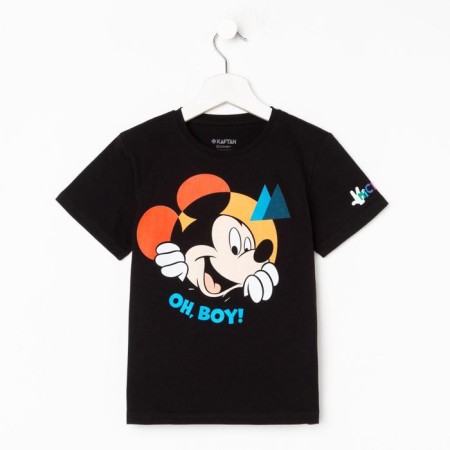 Children's T-shirt "OH, Boy" Mickey Mouse, height 86-92, black-6