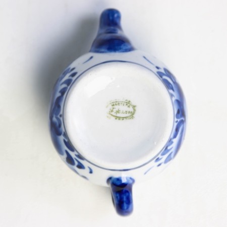 The kettle "Souvenir", 4 × 4 × 6 cm, gzhel-3