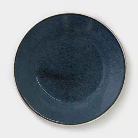 Porcelain plate Blu Reattivo, D = 24 cm