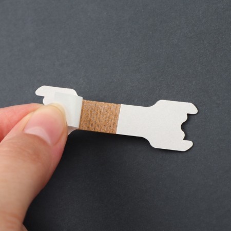 The plate is against snoring, set - 10 pcs, 5.5 × 1.6 cm, beige color-2