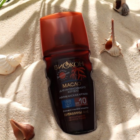 Oil spray Activator Zagara Biocon SPF-10 with argan oil 99%, 160 ml