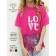 T -shirt Children's Amarobaby Rope, height 140 cm, pink color