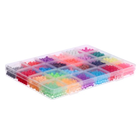 Aquamosaic "Make a keychain", 2 basics, 24 stencils, 2400 balls-9