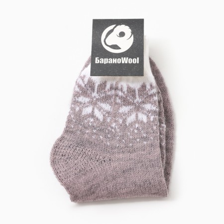 New Year. Women's socks, lilac color, rr 25-27-2
