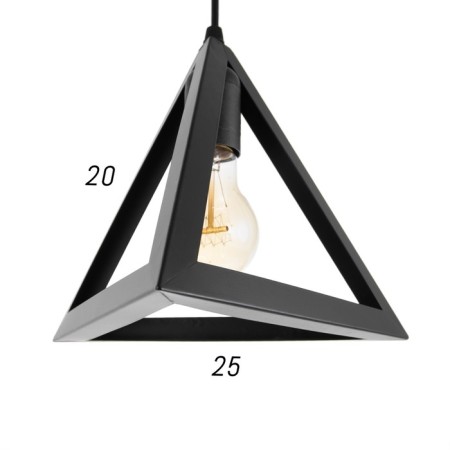 Lamp Bayerlux 2602/3 E27 40W black 30x30x20-120 cm-4