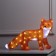 LED Figure "Fox" 46 × 12 × 21 cm, acrylic, 50 LED, 220 V, glow of white