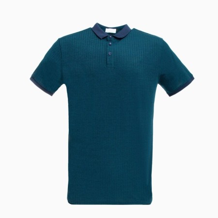 T -shirt male polo, green color, size 52 (2xl)-4