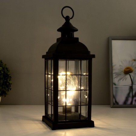 The nightlight "Light and fireflies" is black from batteries 35x13.5x13.5cm Risalux-2