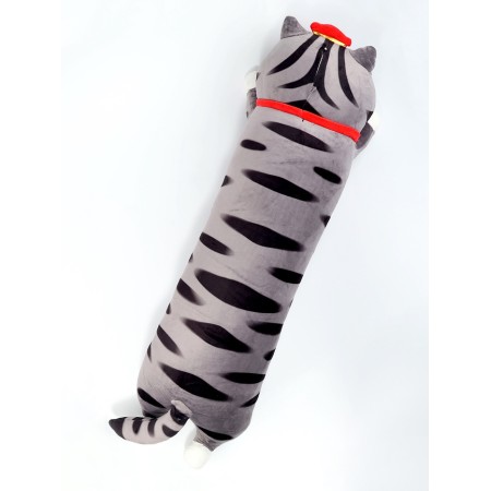 Soft toy - pillow "Cat - Emperor", 115 cm, gray color-2