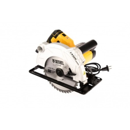 Circular Denzel CS-210, 1800 W, 210 mm, 5000 rpm, angle of nap. 0-45 deg.