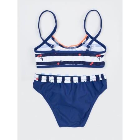 Bathing suit for girls, height 122-128 cm, blue color-1