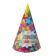 Festive paper cap "Happy Birthday", stars