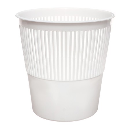 Basket for papers and garbage 9 liters, Istanm, mesh, white