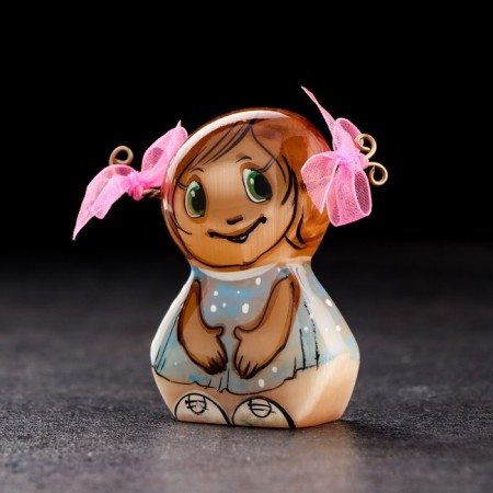 Souvenir "Girl with pigtails", mix-1