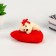 Soft toy "Bear on Heart", species mix