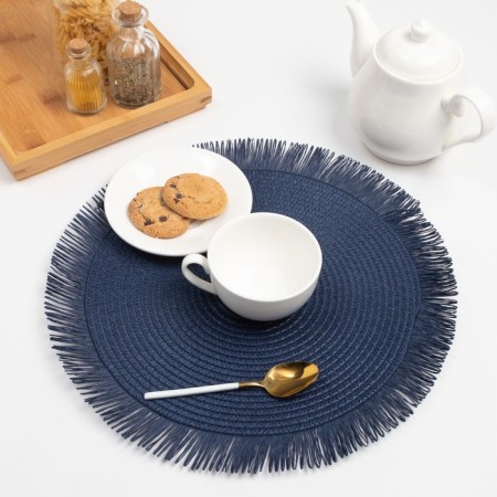 A set of napkins 2 pcs. Dolyana "Boho", central line, D 38 cm