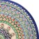 Largan Rishtan ceramics "Patterns", 33 cm, deep, blue