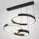 Lamp Bayerlux 1637/3 LED 120W 3000-6000K black 76x49.5x103 cm