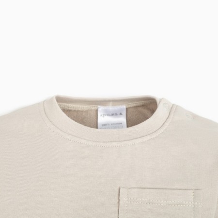 Baby sweatshirt I am Street Style, height 86-92 cm, beige-2
