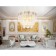 Crystal chandelier with Ambrella Light, Traditional, Tr5388, E27, Gold color