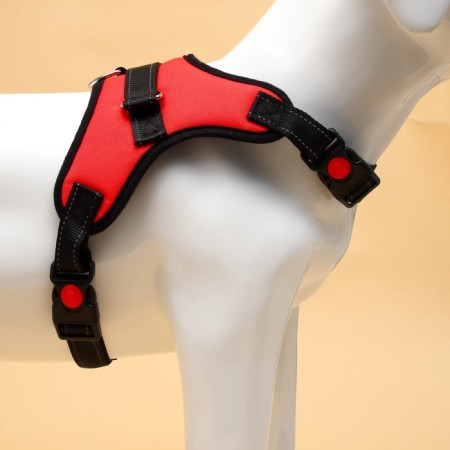 Shleka K7 soft reflective, size l, og 64-86 cm, weight 18-27.5 kg, red-4