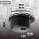 Sink for a kitchen made of stone Zein 510/Q4, D = 507 mm, round, overflow, black color black