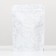 Package doy-pack, matte, white with the window, "leaves", 13 x 18 x 4 cm