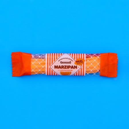 Uncommunned marzipan, orange, 40 g-1