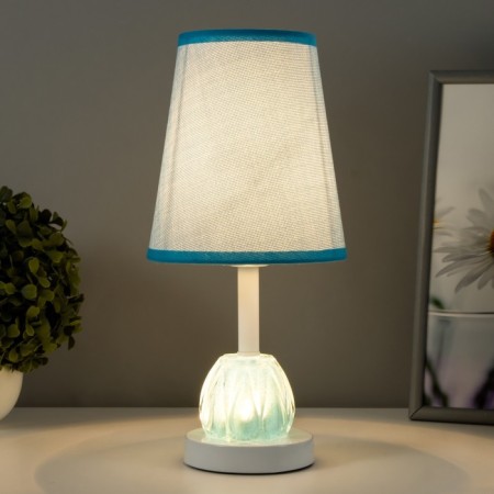 Hilton table lamp E27 40W Blue and Blue-Blue 15x15x32 cm Risalux-1