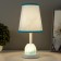 Hilton table lamp E27 40W Blue and Blue-Blue 15x15x32 cm Risalux