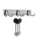 Cappio CVT003 hanger, metallic, three -rose, chromium color