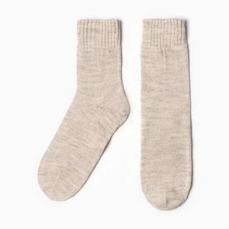 Women's socks, beige color, size 23-25