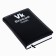 Leduced Diary A5, 160 sheets, Devente.message. Vysia, solid cover of artificial leather, liesse, block 70 g/m2