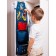 Pockets in the kindergarten "Dinosaur", for a children's locker, 83x24 cm, blue