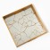 Plastic rectangular tray with the mirror "Patterns", 37 x 37 x 4.5 cm Soldier