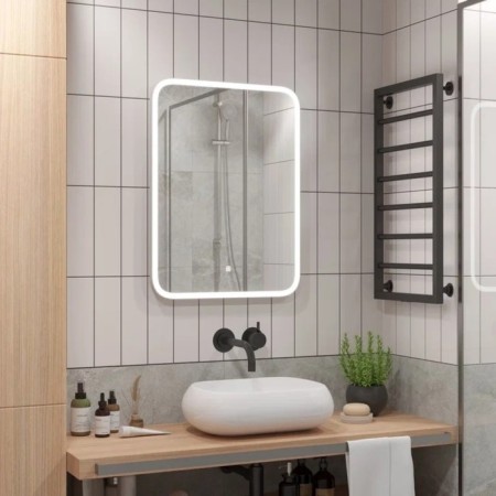 The bathroom mirror Uperwood Foster 70x80 cm, with LED backlight