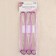 A set of auxiliary pins for knitting, 17 cm, 3 pcs, purple color