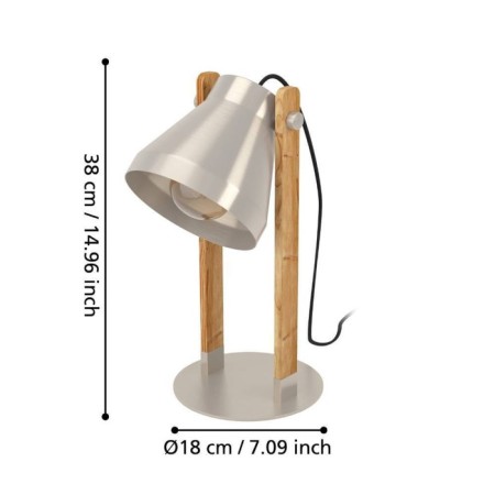 CAWTON table lamp, 1x40W E27-5