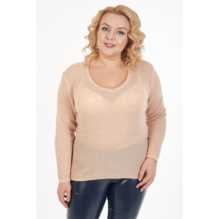 Female jumper, size 52, pink color-3