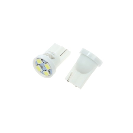 LED lamp AVS T111-10 T10, white, W2.1X9.5D, 4SMD 2835 12 V, W5W, 10 pcs-1